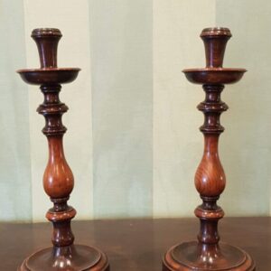Wooden Candlesticks
